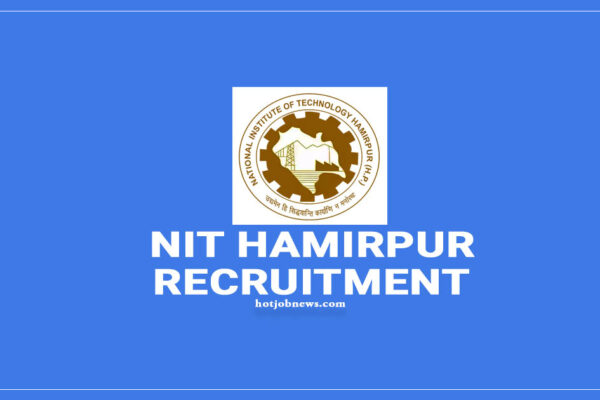 NIT Hamirpur Recruitment